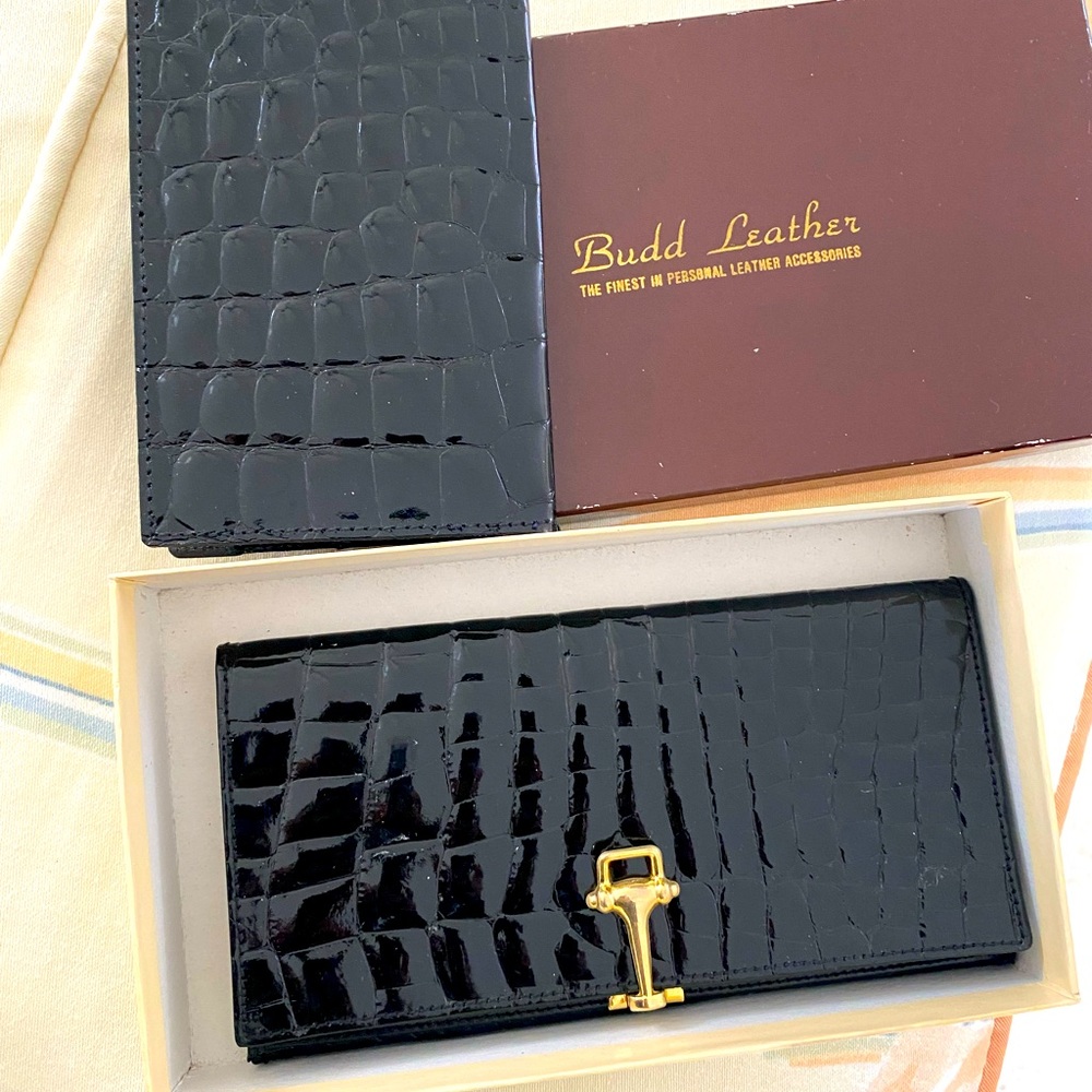 Budd Leather - address book and wallet